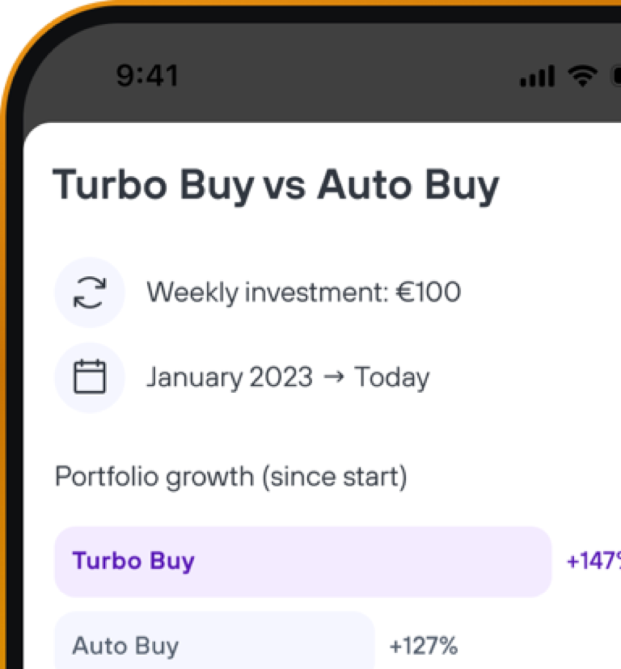 Turbo Buy vs Auto Buy comparison on phone