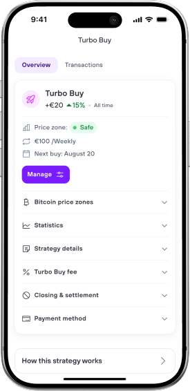 Turbo Buy app screen